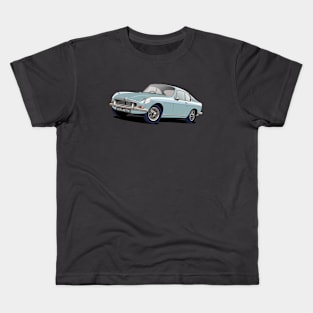 MGB Berlinette coupe in Blue Kids T-Shirt